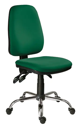 333 ASYN/CR židle kancelářská, látka BO BONDAI BN15 (7008) - látka tyrkysová zeleň